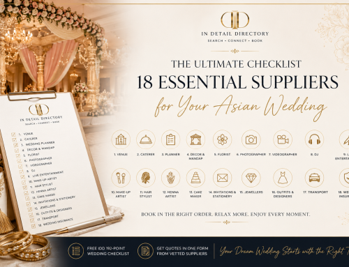 The Complete Asian Wedding Supplier Checklist: All 18 Suppliers You Need, In Order